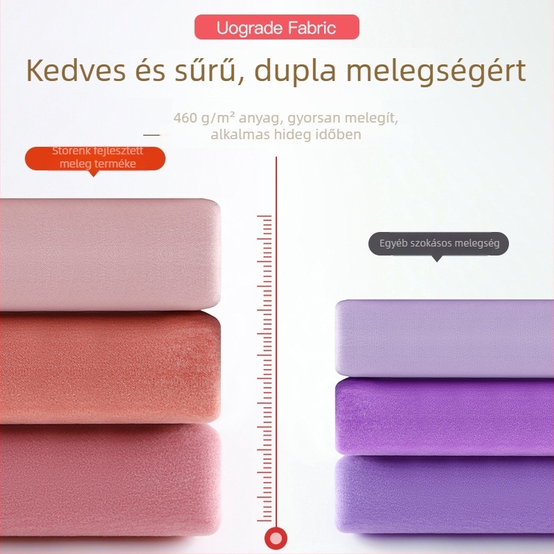 Női termikus mellény fleece-béléssel, kétszeres rétegű, kerek nyakú, poliészter alapréteg