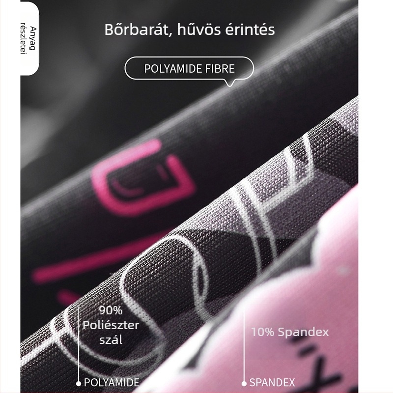 Férfiaknak készült ice silk anyagú varrat nélküli boxer rövidnadrág, lazán szabott, plusz méret, lélegző otthoni viselet
