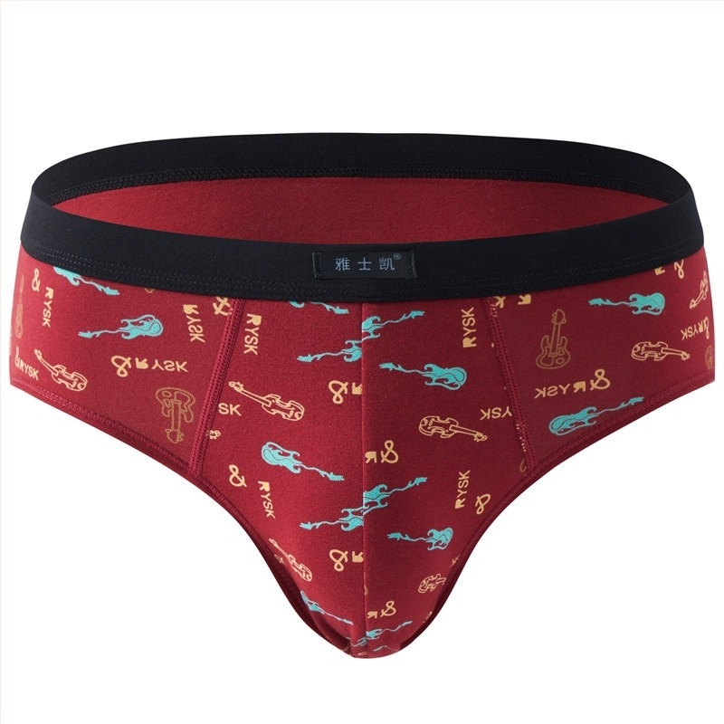 Férfi pamut alsónadrág, lélegző, 95% pamut, rugalmas, középmagas derekú, betű mintázat