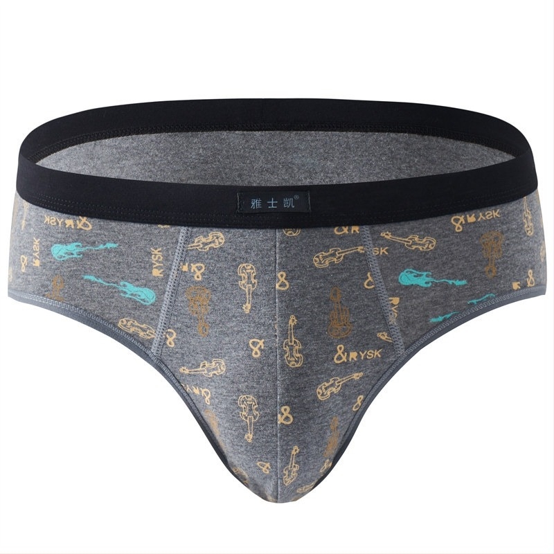 Férfi pamut alsónadrág, lélegző, 95% pamut, rugalmas, középmagas derekú, betű mintázat
