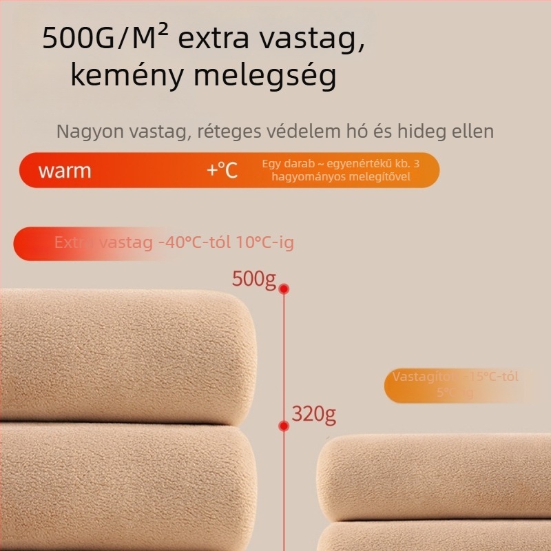 Női meleg báránygyapjú termos mellény vastag fleece-béléssel