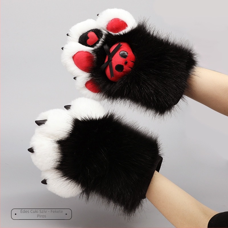 Fursuit mancs kesztyűk felnőtteknek, cosplay kiegészítő, nyári 2024 megjelenés