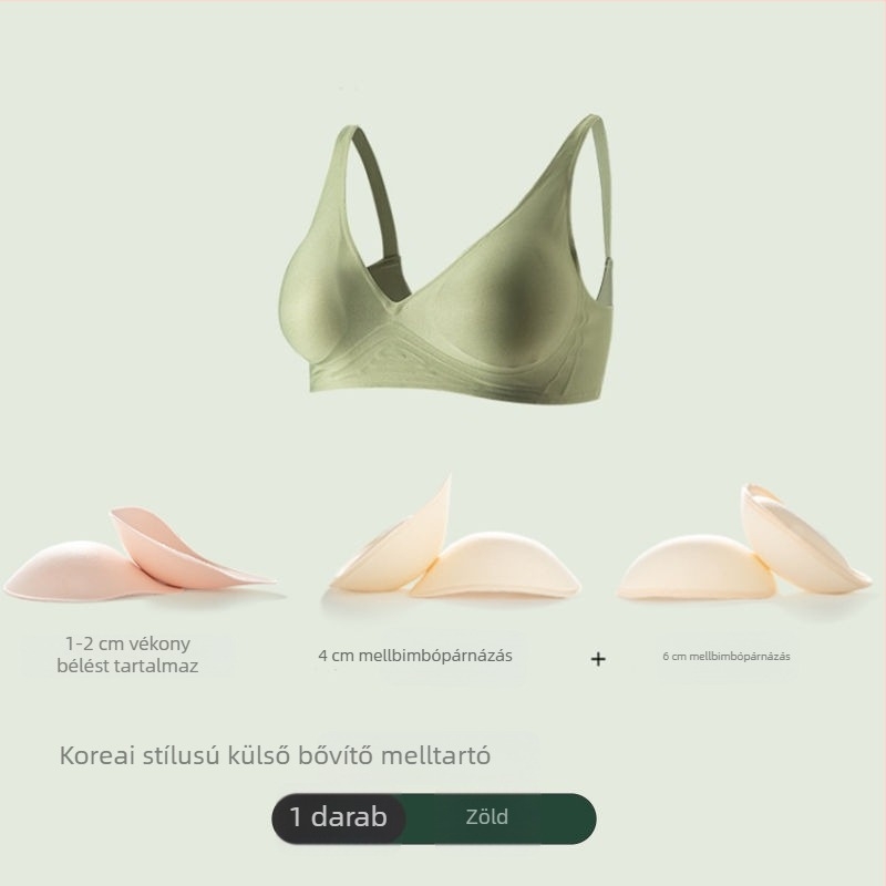 Seamless melltartó, 6 cm oldalsó bővítéssel és 4 cm-es emeléssel, koreai ihletésű fazon a látványosabb dekoltázsért, karcsúbb derék és hátformázó dizájn