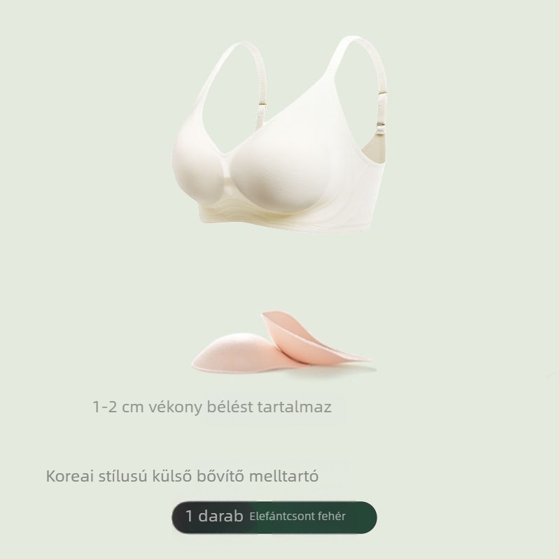 Seamless melltartó, 6 cm oldalsó bővítéssel és 4 cm-es emeléssel, koreai ihletésű fazon a látványosabb dekoltázsért, karcsúbb derék és hátformázó dizájn
