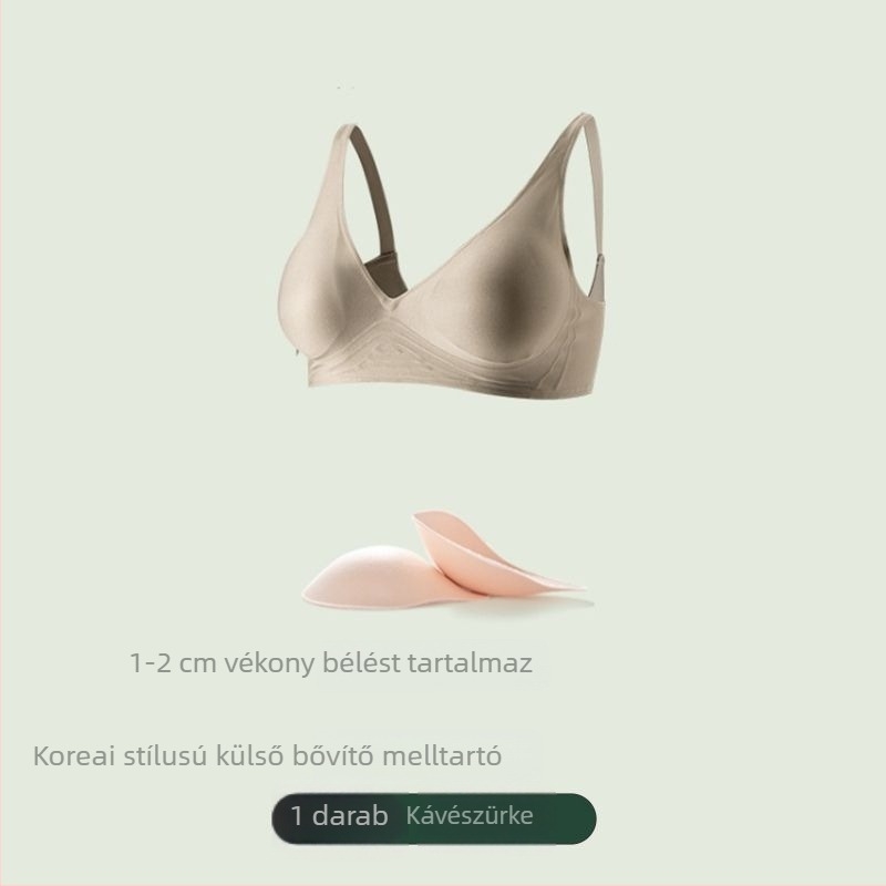 Seamless melltartó, 6 cm oldalsó bővítéssel és 4 cm-es emeléssel, koreai ihletésű fazon a látványosabb dekoltázsért, karcsúbb derék és hátformázó dizájn
