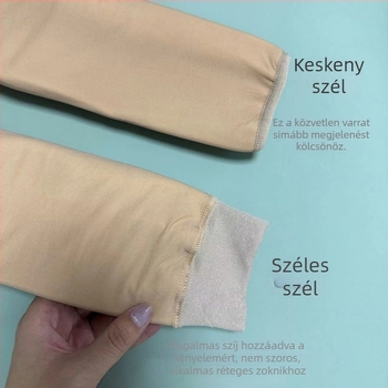 Női lábformázó harisnya, őszi-téli alapréteg, természetes nude érzet, új stílus, ujjaknak nem szorít