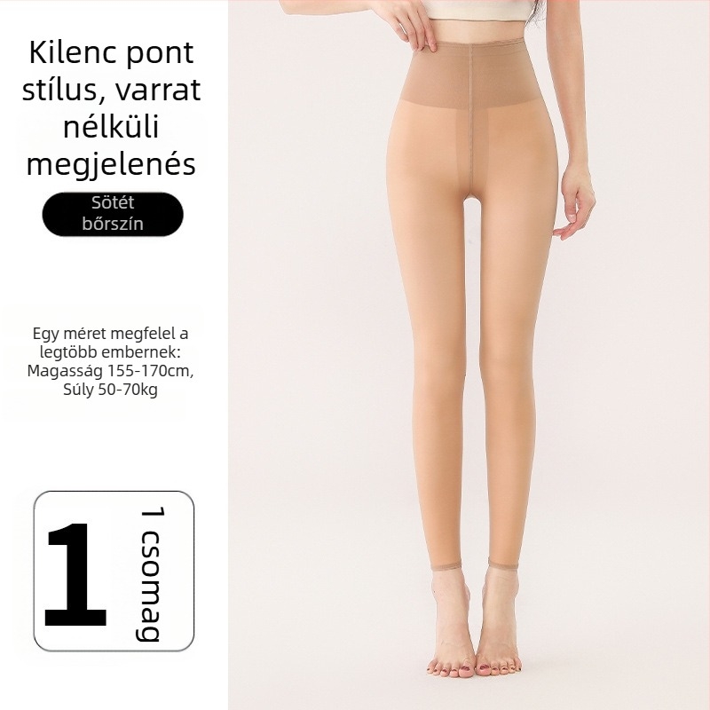 Női lábformázó harisnya, őszi-téli alapréteg, természetes nude érzet, új stílus, ujjaknak nem szorít