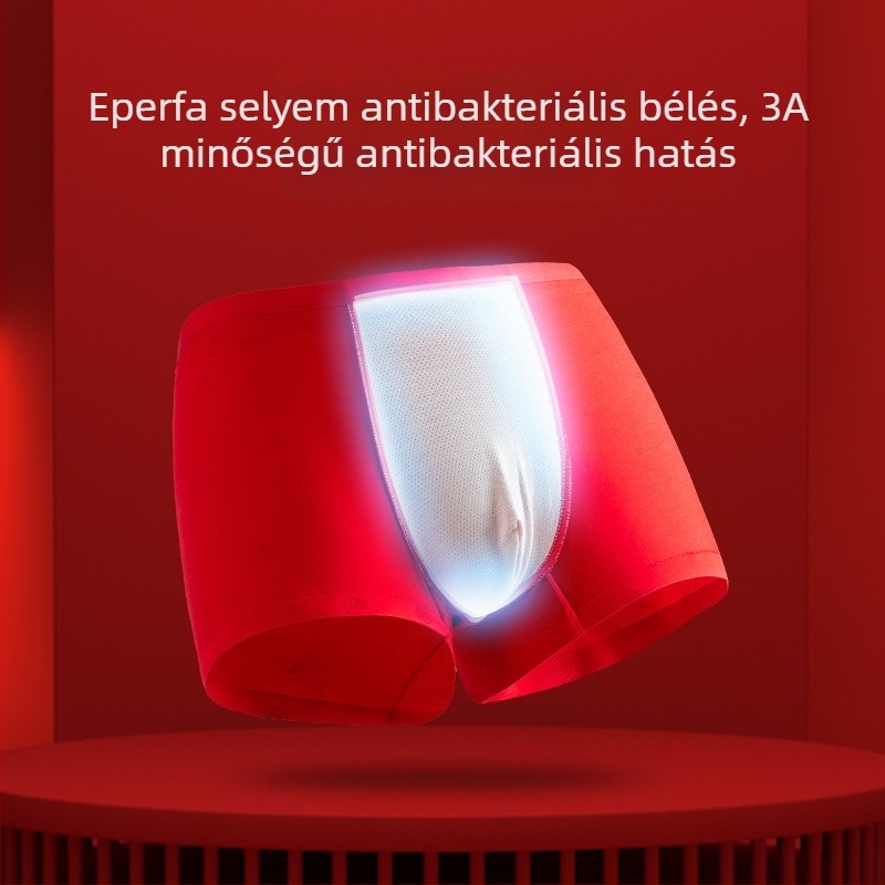 Ausztriai modal férfi alsónemű selyembetéttel, vékony fazon, nagy méret