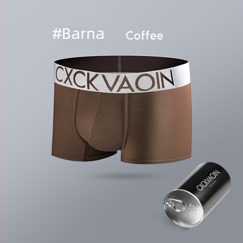 Modal férfi boxer brief, középmagas derekú, kényelmes és lélegző, ágyéktáji bélés regenerált cellulóz rostból