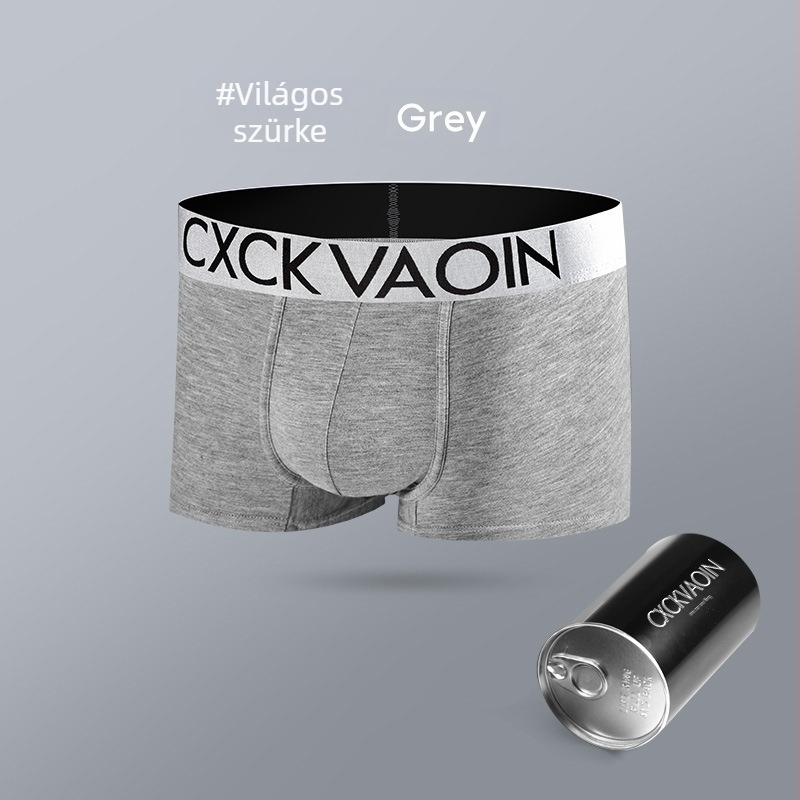 Modal férfi boxer brief, középmagas derekú, kényelmes és lélegző, ágyéktáji bélés regenerált cellulóz rostból