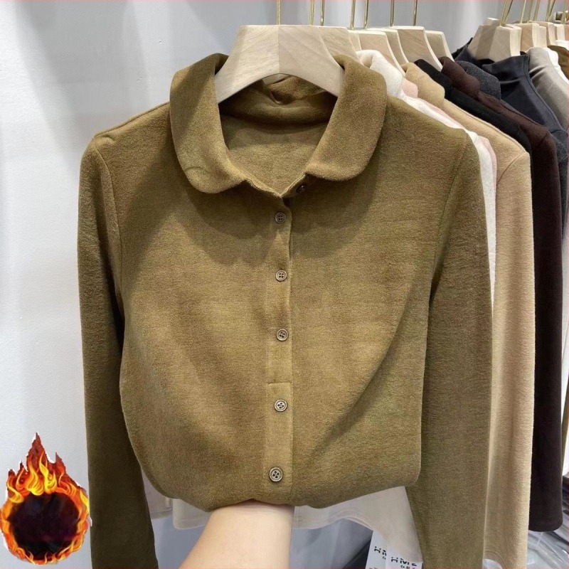 Szatén ing polo gallérrel, laza szabás, 3D mintázat, tavasz 2025 kiadás