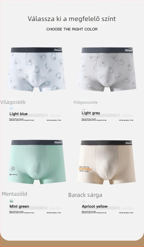Férfi boxer brief, nagy zsebbel, laza szabású, antibakteriális; Anyag: combed pamut; Belső rész: pamut; Dereka: középmagasság; Sima szövés
