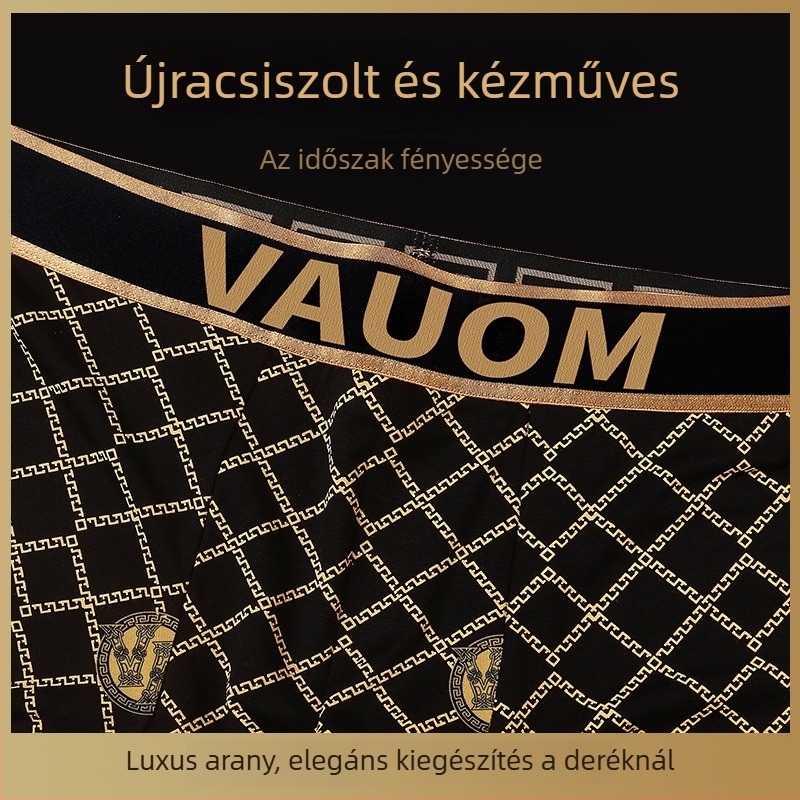 Férfi lélegző boxeralsó, varrat nélküli, poliészter anyagból, középmagas derekú, mintázat 21571381