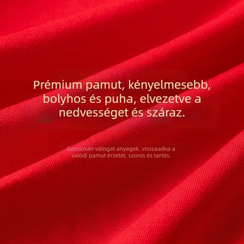 Férfi pamut boxeralsó, közepes derekú, egyszínű, légáteresztő és antimikrobiális, 95–100% pamut