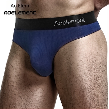 Férfi alacsony derekú, U-ív elasztikus fehérnemű, lélegző kötött nylonból, belső 90% nylon