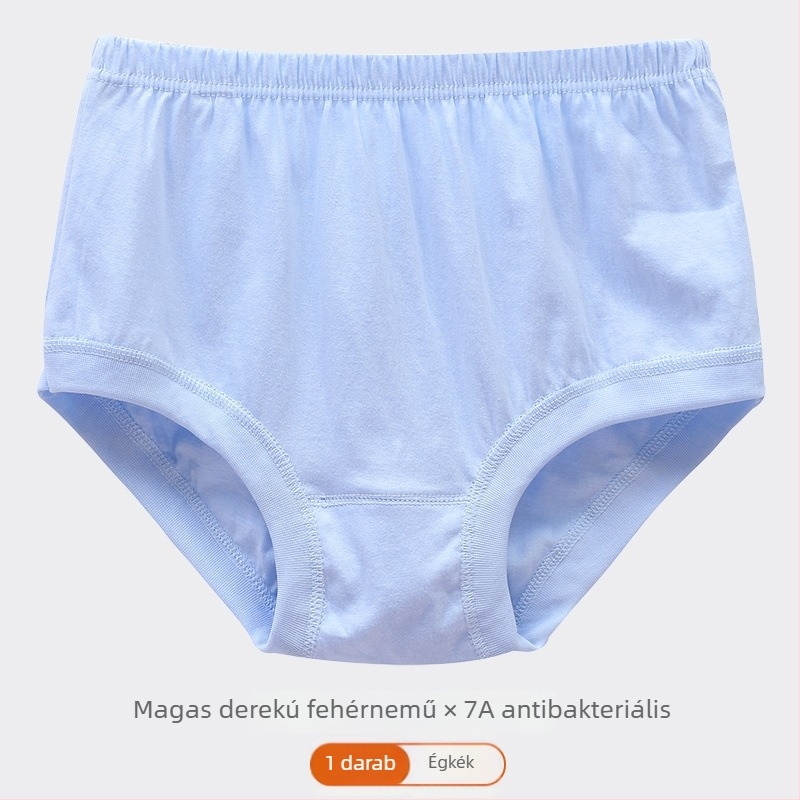 Férfi magas derekú 100% pamut alsóneműk, légáteresztők