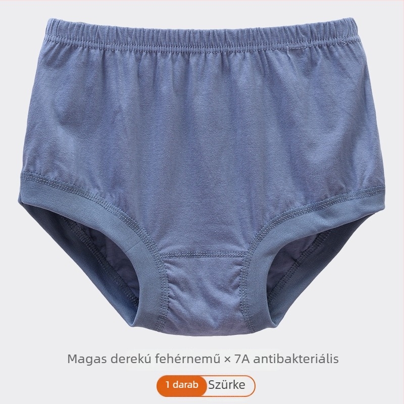 Férfi magas derekú 100% pamut alsóneműk, légáteresztők
