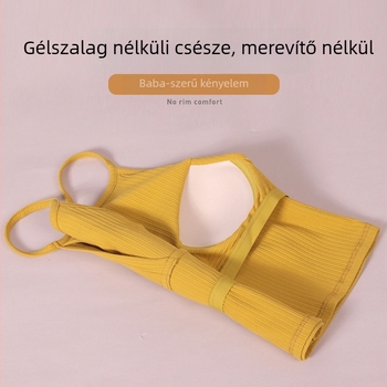 Pamut topp, beépített kosarakkal és párnával, karcsú fazon, vállpántok nem levehetők, viselhető külsőként vagy aláöltözetként