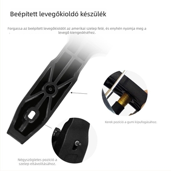 Kerékpár gumileszerelő — ABS anyag, út- és hegyikerékpárokhoz, Meilong