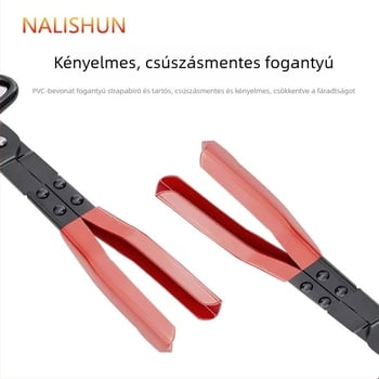 Autó kipufogórendszerhez készült fogó – acél, 350 g, gumi alátét eltávolítása, csipesz eltávolítása, kipufogó függesztő eltávolítása