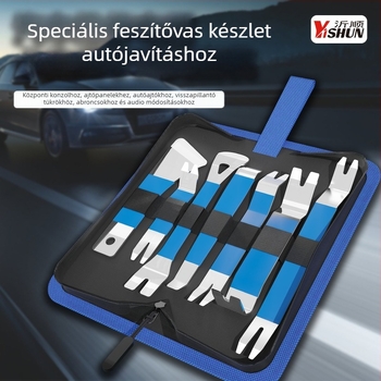 Rozsdamentes acélból készült szerszám autó belső ajtópanelének szétszereléséhez és módosításához, navigációs és hangrendszer eltávolításához