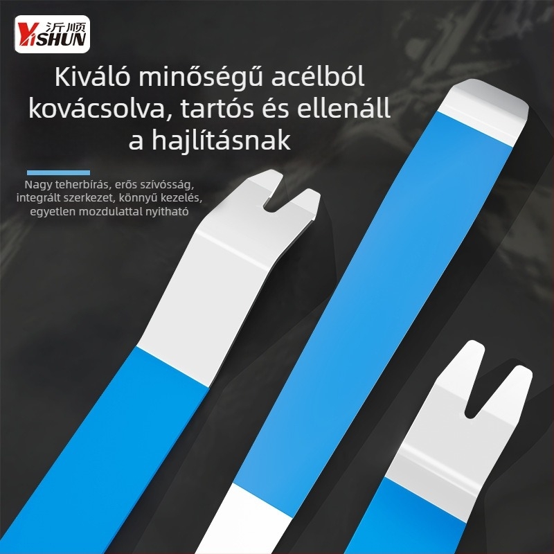 Rozsdamentes acélból készült szerszám autó belső ajtópanelének szétszereléséhez és módosításához, navigációs és hangrendszer eltávolításához