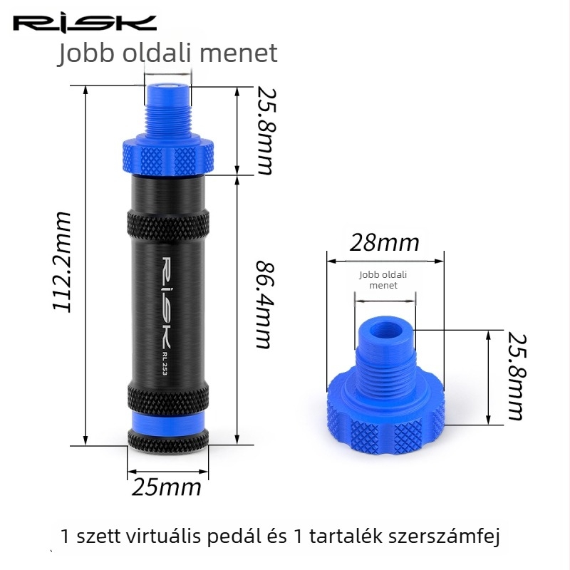 RISK Műanyag pedál javító kulcs hegyi és országúti kerékpárokhoz