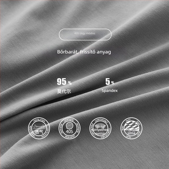 Férfi középmagas derekú brief, Lenzing Modal anyag, 90–95% Modal, pamut belső bélés
