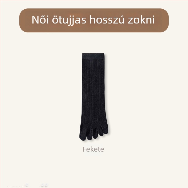 Női ötujjas zokni középmagas hosszúságú; pamut-keverék (64,4% pamut, 32,7% poliészter, 2,9% spandex); antibakteriális, izzadság-abszorbeoló, dezodoráló, anti-frikció; egynyomásos kötés