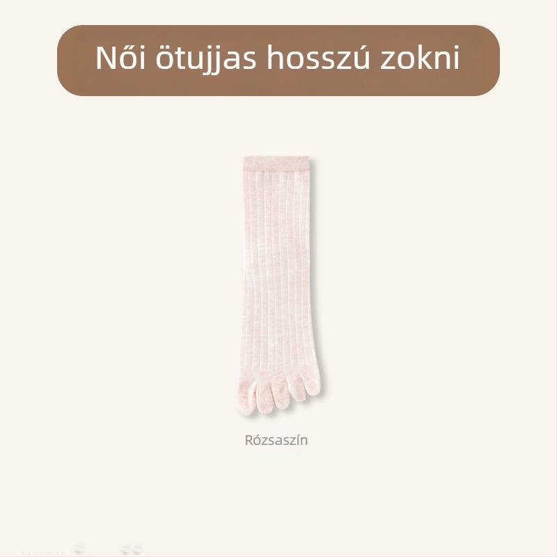 Női ötujjas zokni középmagas hosszúságú; pamut-keverék (64,4% pamut, 32,7% poliészter, 2,9% spandex); antibakteriális, izzadság-abszorbeoló, dezodoráló, anti-frikció; egynyomásos kötés
