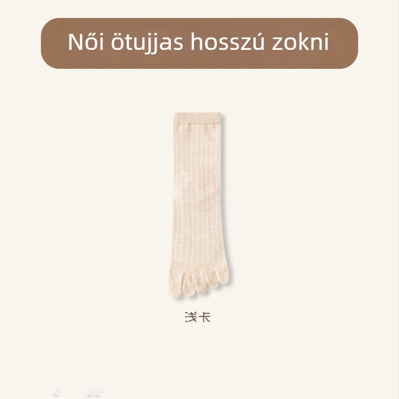 Női ötujjas zokni középmagas hosszúságú; pamut-keverék (64,4% pamut, 32,7% poliészter, 2,9% spandex); antibakteriális, izzadság-abszorbeoló, dezodoráló, anti-frikció; egynyomásos kötés