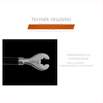 Kerékpár küllő kulcs - szénacél, testreszabható feldolgozás, BOY márka