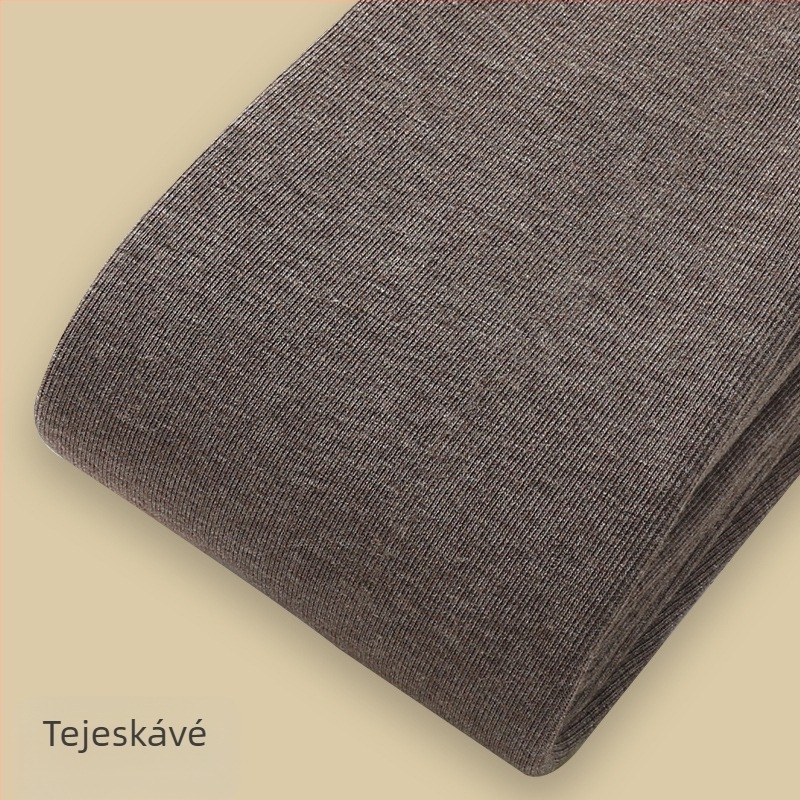 500 g combált pamut fleece-bevonatú vastag női leggings, ősz-tél viselet, magas derék, bordázott textúra, anti-pilling