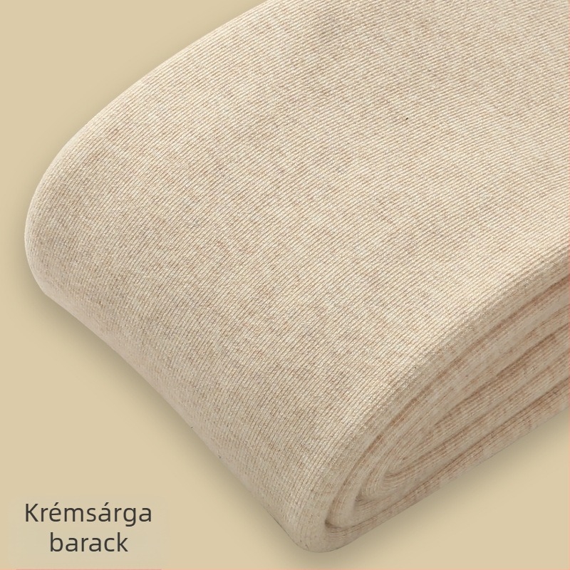 500 g combált pamut fleece-bevonatú vastag női leggings, ősz-tél viselet, magas derék, bordázott textúra, anti-pilling