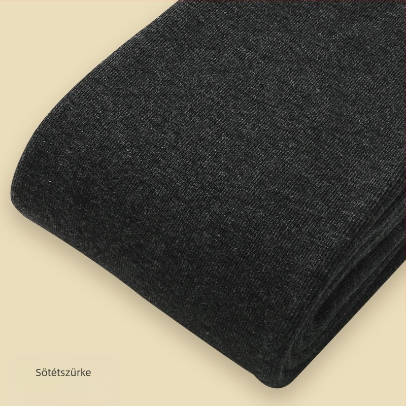 500 g combált pamut fleece-bevonatú vastag női leggings, ősz-tél viselet, magas derék, bordázott textúra, anti-pilling