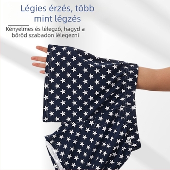 Férfiaknak pamutból készült laza otthoni rövidnadrág - Kötött anyag, középmagasságú derék, csíkos/kockás mintázat, sportos stílus