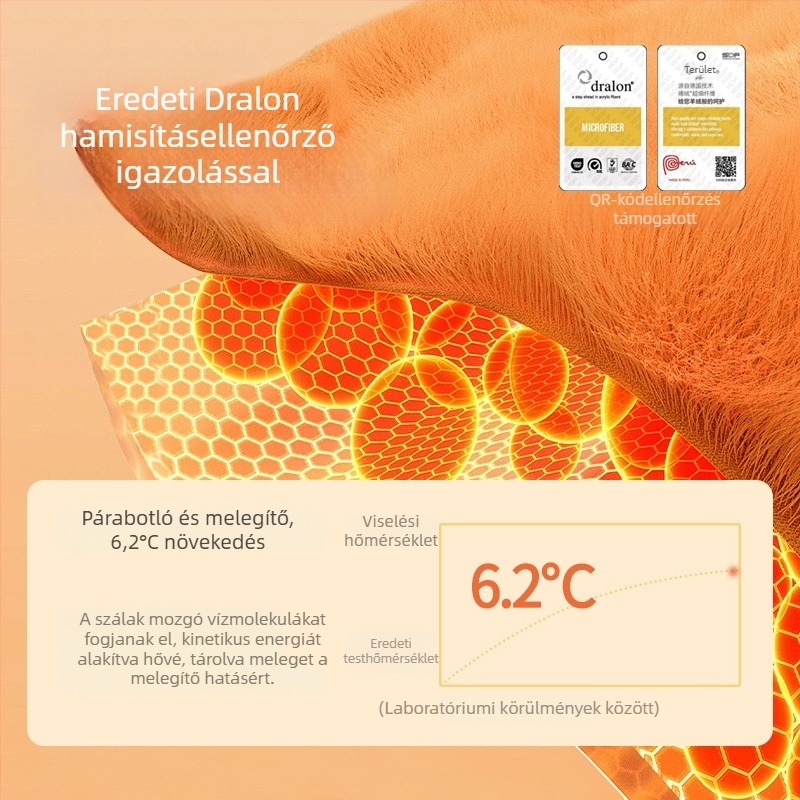 Gyerekeknek Derong Cashmere termikus alsónemű szett - dupla rétegű alapréteg, kerek nyakú, hosszú ujjú, extra vast fleece a melegért