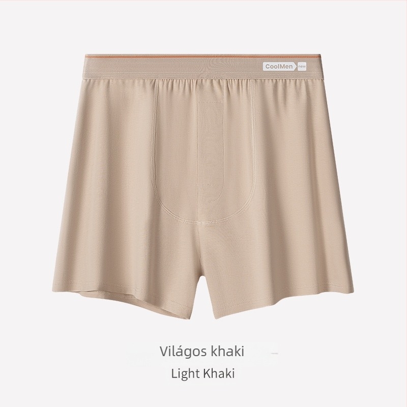 Férfi Milan pamut kötött pizsama rövidnadrág, légáteresztő, varratmentes, középső derekú, 95–100% pamut