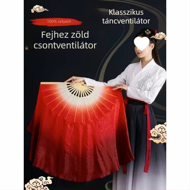 Táncfán, mesterséges selyem, Yangko stílus, kétoldalas, klasszikus táncfán négyzetes táncra