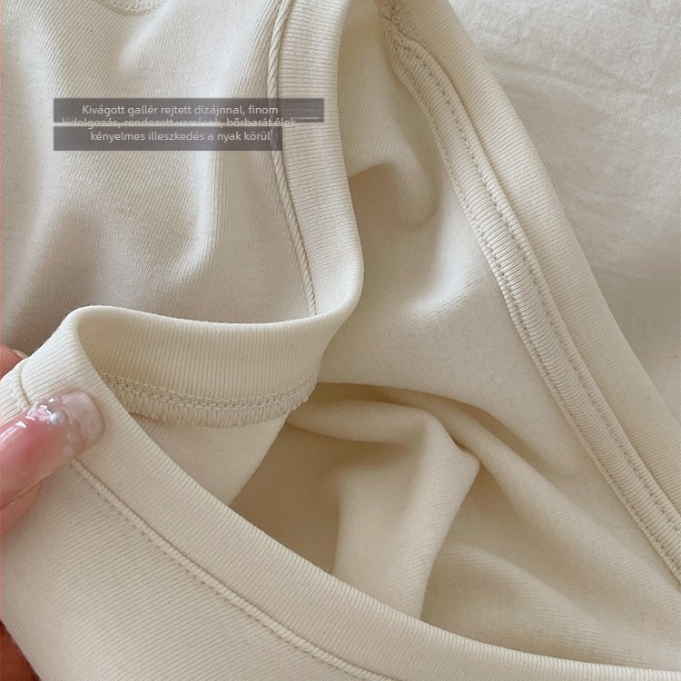 Maca Fleece termikus alapréteg készlet – hosszú ujjú felső és hosszú nadrág nőknek, karcsúsító, melegítő, hőmegtartó, anti-pilling