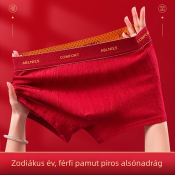 Pamut boxeralsó fiataloknak Cordyceps antibakteriális hatással, nagy méret, sportos stílus