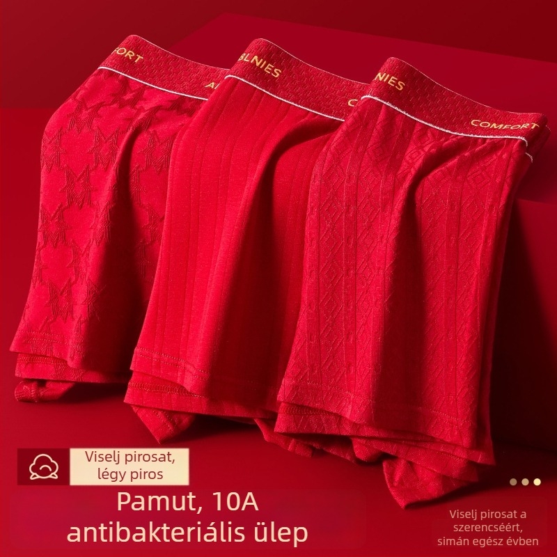 Pamut boxeralsó fiataloknak Cordyceps antibakteriális hatással, nagy méret, sportos stílus