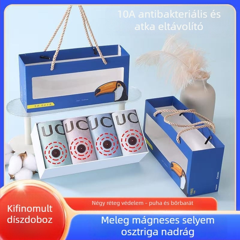 Női magas derekú antibakteriális bugyi mulberry selyem bélésével a fenék formázásához, varrás nélküli, egyszínű, ajándékdobozt tartalmazó csomagolás
