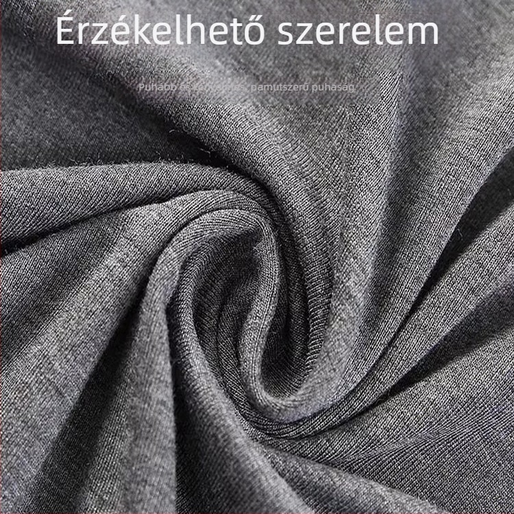 Férfi viszkóz meleg alsóruha készlet, vastagított anyag, környakú pulóver, karcsúsított szabás, 95% viszkóz, 5% elasztán, anyagvastagság 181-200 g/m²