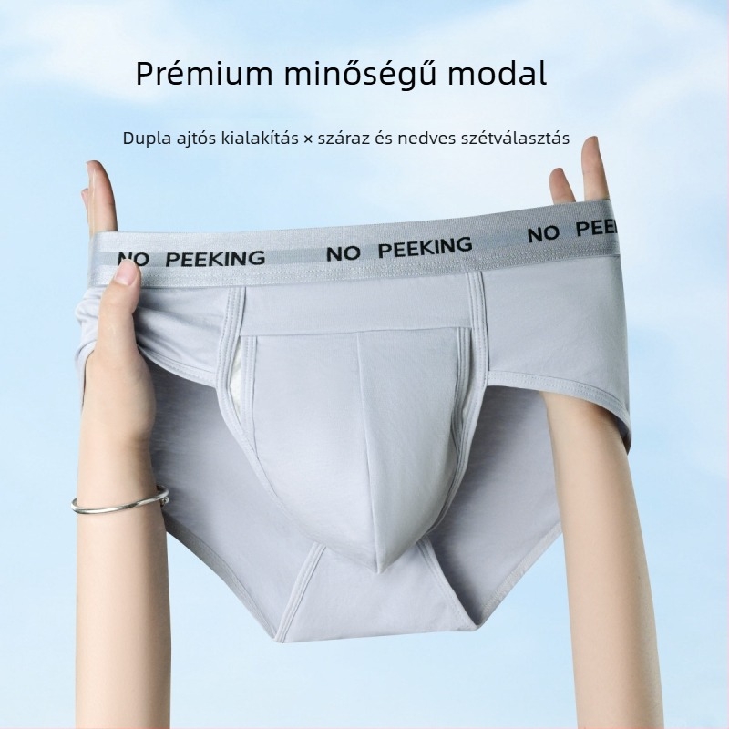 Férfi briefs Modal anyagból, lélegző, antibakteriális, feneket emelő, középmagas derekú