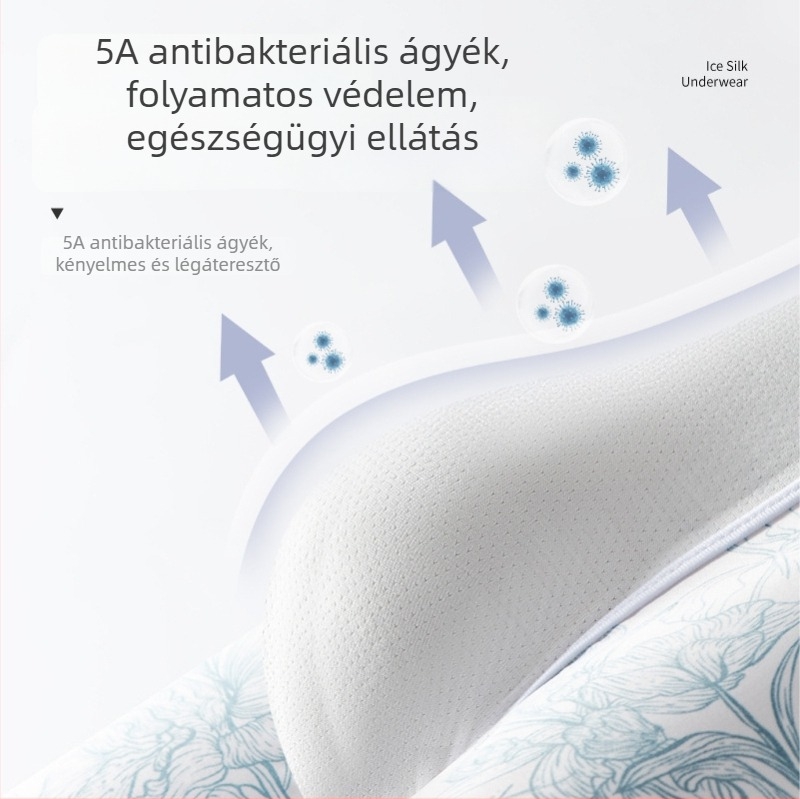 Férfi Ice Silk boxer rövidnadrág poliészterből, nedvszívó és lélegző, viszkóz bélés, középmagas derékvonal, virágos mintázat