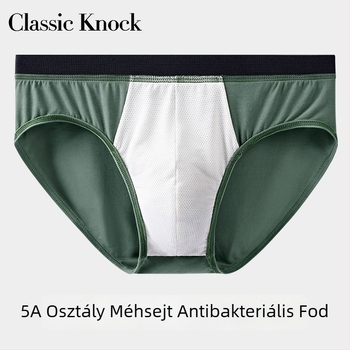 Classic Knock Modal férfi briefs – lélegző, antibakteriális, középmagas derekú, ajándékdobozos