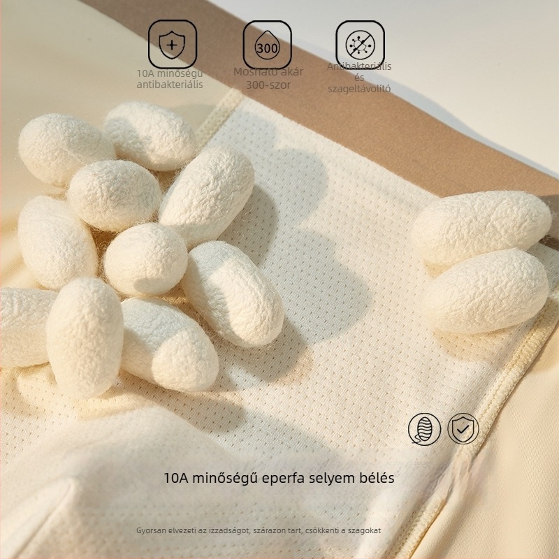 Egyszínű férfi seamless ice-silk otthoni rövidnadrág, lélegző, laza szabású, plusz méret