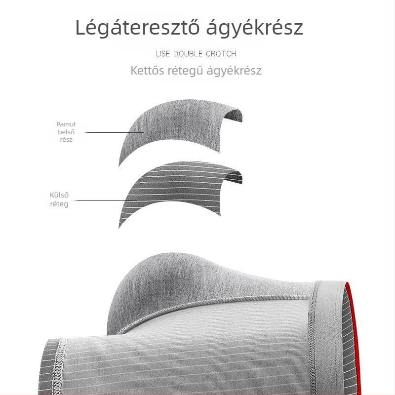 Milk Silk férfi boxeralsó, középmagasságú, légáteresztő, gyorsan száradó, nedvszívó