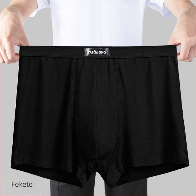 Magas derékú, laza szabású férfi modal boxeralsó, plusz méret, antibakteriális